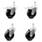 Service Caster 4 Inch Phenolic Swivel 3/8 Inch Threaded Stem Caster Total Lock Brake SCC, 2PK SCC-TSTTL20S414-PHS-381615-2-S-2 - alternate 5